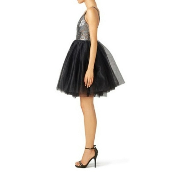 Allison Parris RSVP Black Tulle Dress - Picture 3 of 8